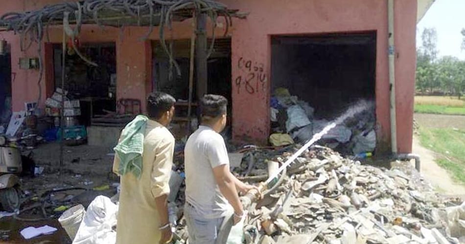 blast in gurdaspur