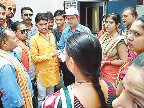 Juvenile abuse, agitated workers