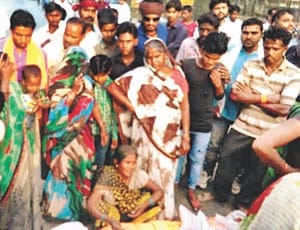 The body was thrown on railway track after killing lineman