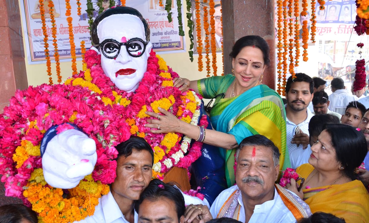 ambedkar jayanti celebration in mathura