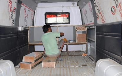 up cm yogi launches incomplete advance life support ambulance