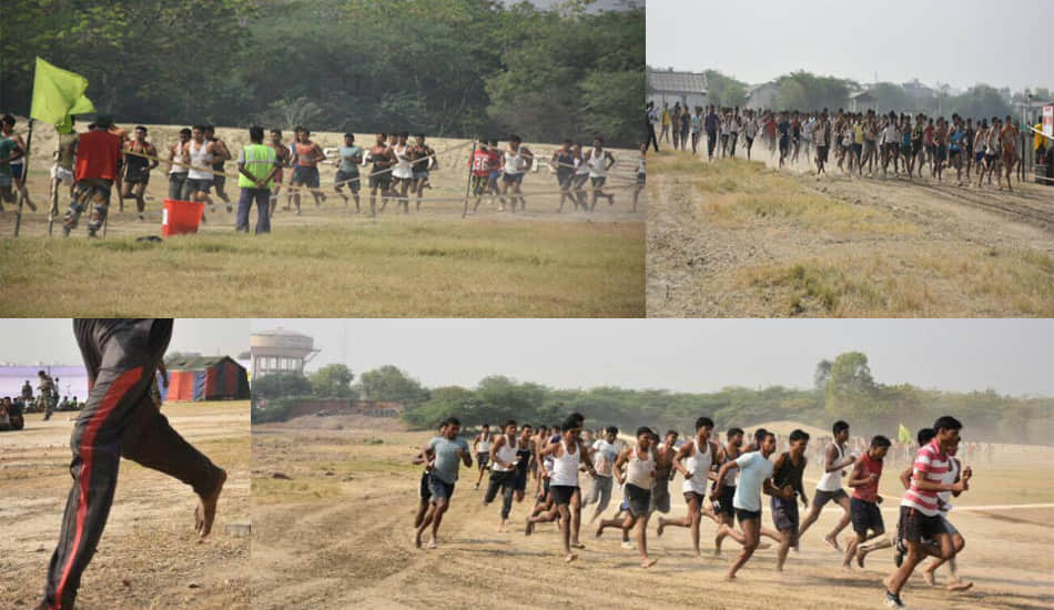 army recruitment started in kanpur cantt camp 