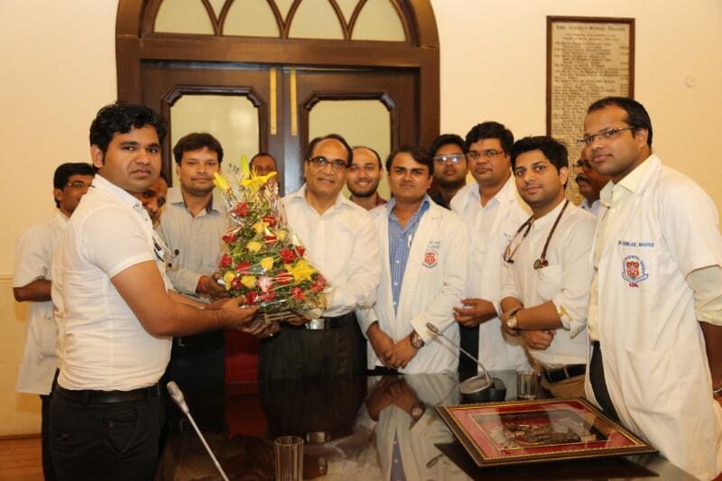 mlb bhatt joins as kgmu vc