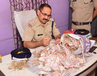 millions of one thousand rupees note  found in the field
