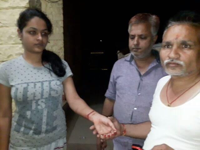 The girl caught the thief in jaisalmer