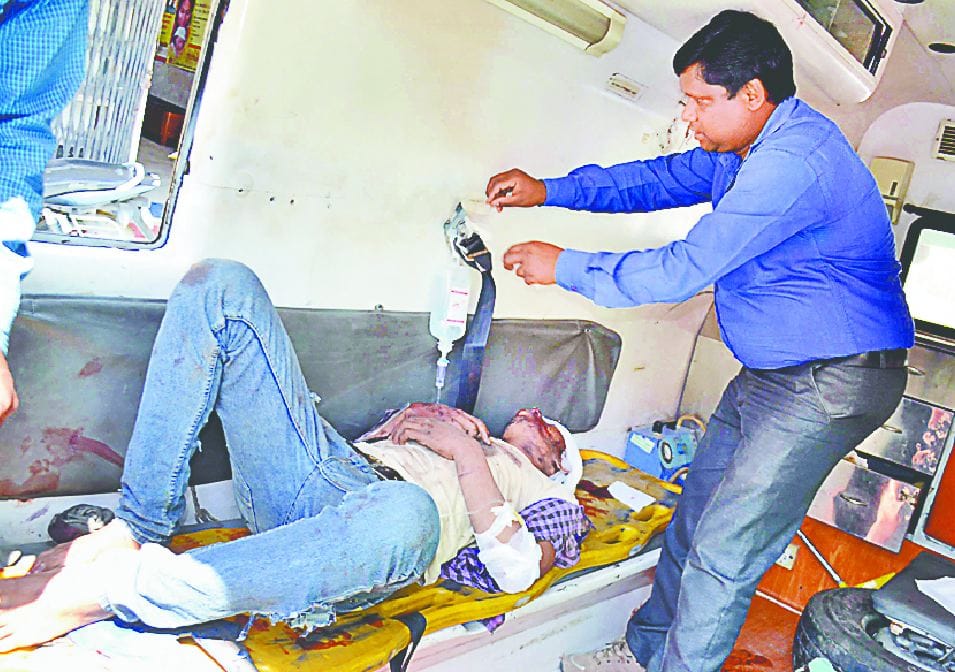 Accident on the way of chaubattakhal