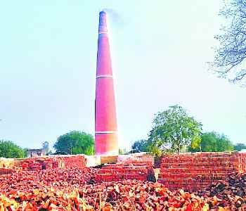96 brick kilns roasting the environment