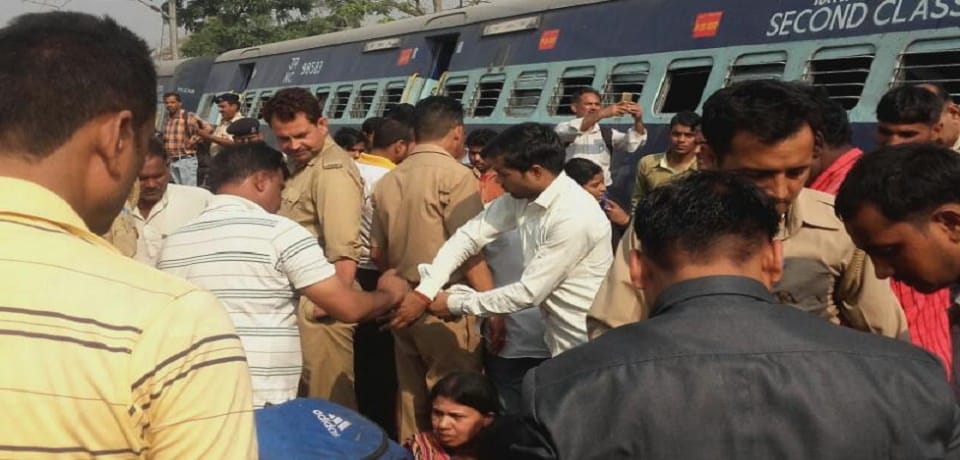 Operation of errant trains due to crash of Rajarani Express