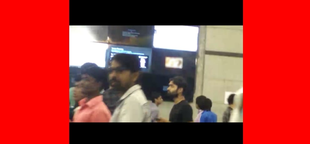Commuter made video of porn being played at a screen in Rajiv Chowk metro station, became viral.