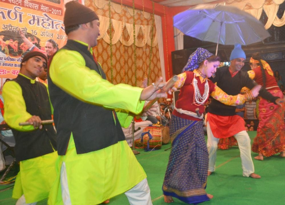 Photographs of basakhi program in karnprayag