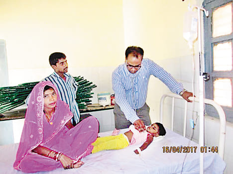 Diarrhea outbreak in Akthi village