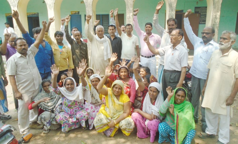 agitation at excize office