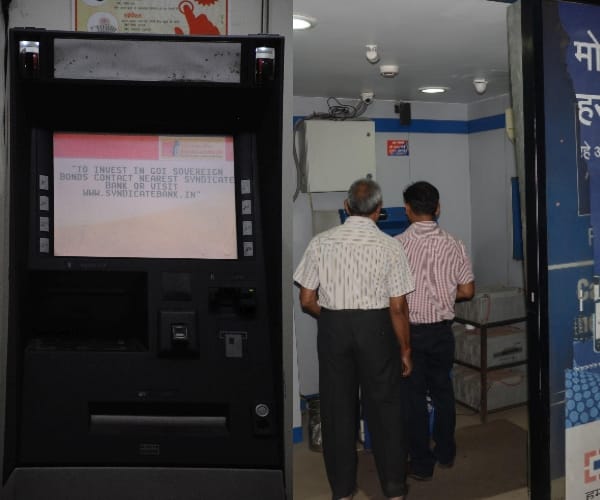 cash crisis in ATM in Lucknow.
