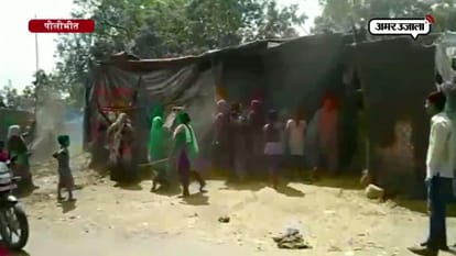 Womens attack on Liquor shop in pilibhit