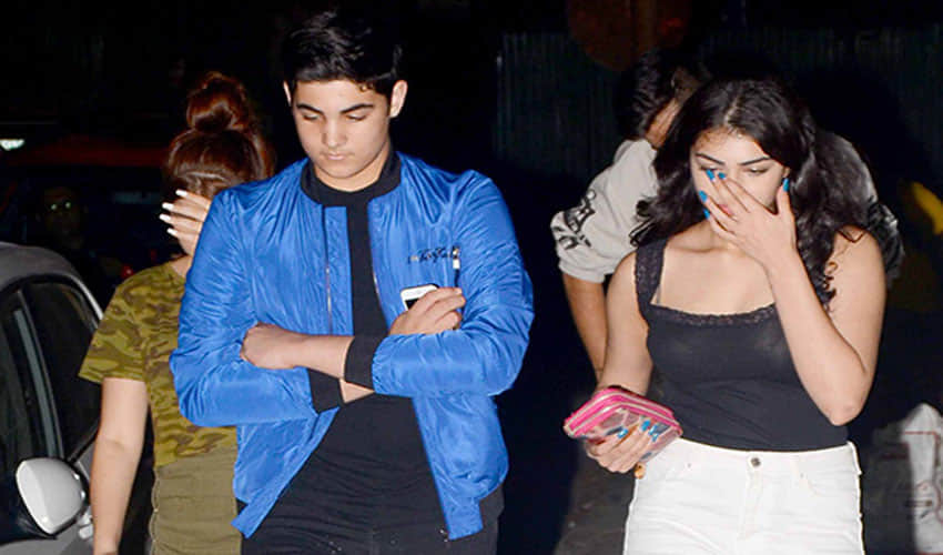 Akshay Kumar's Son Aarav Bhatia Enjoys A Movie With Friends