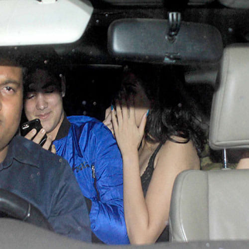 Akshay Kumar's Son Aarav Bhatia Enjoys A Movie With Friends