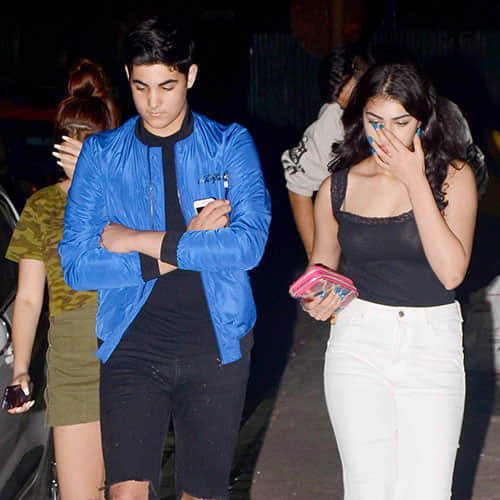 Akshay Kumar's Son Aarav Bhatia Enjoys A Movie With Friends