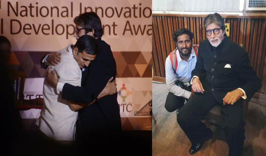 Amitabh Bachchan Shoots For Akshay Kumar's 'Pad Man' Along With Sonam Kapoor