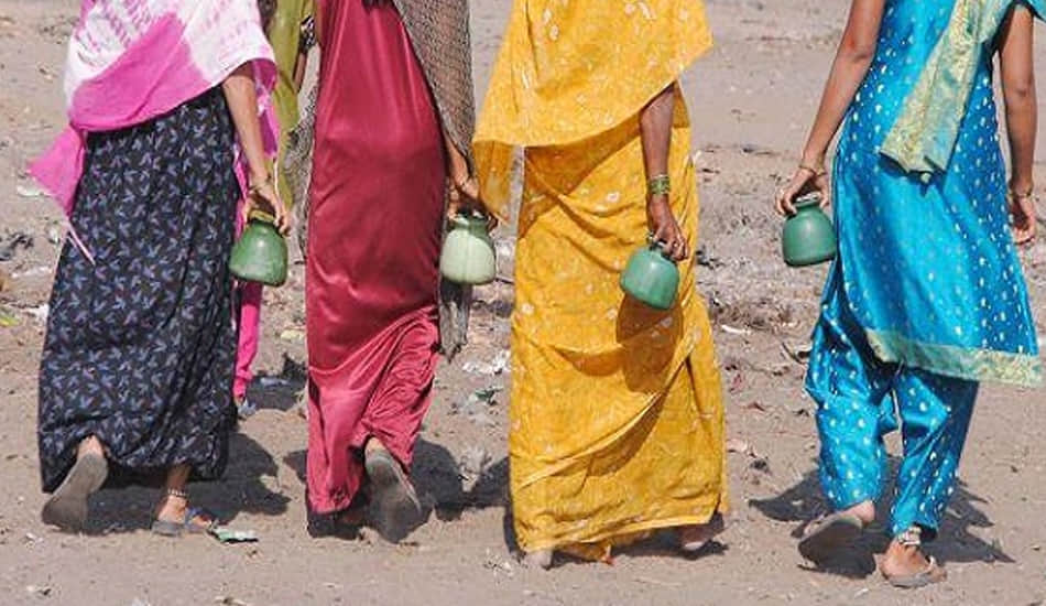 open defecation in the open will be worn by flowers