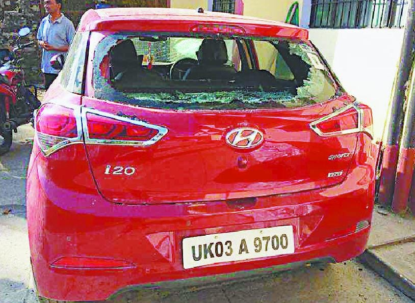 Demolition in doctor's car in DDHAT