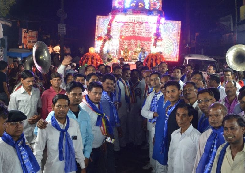Dr Ambedkar message delivered through floats