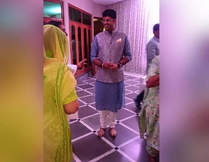 India's Youngest MP Dushyant Chautala Dance on DJ in wedding  Celebration