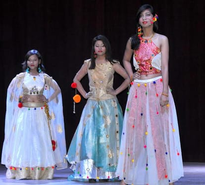 fashion show in invertis university 