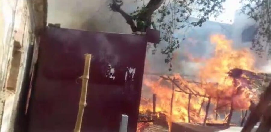 UP: Fire at Court Complex in Hardoi