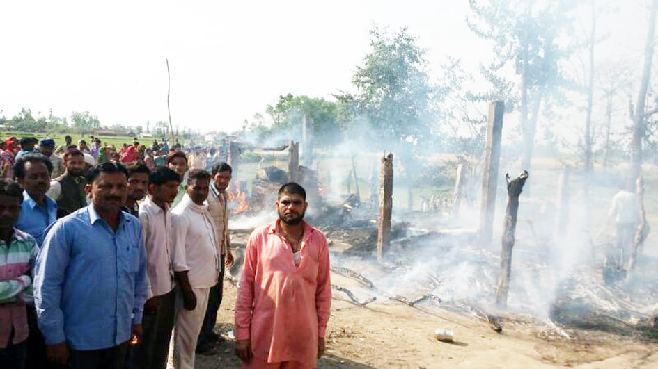 Millions of losses due to fire in the plaque and sphere