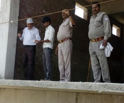 LDA sealed illigal construction of gayatri Prasad.