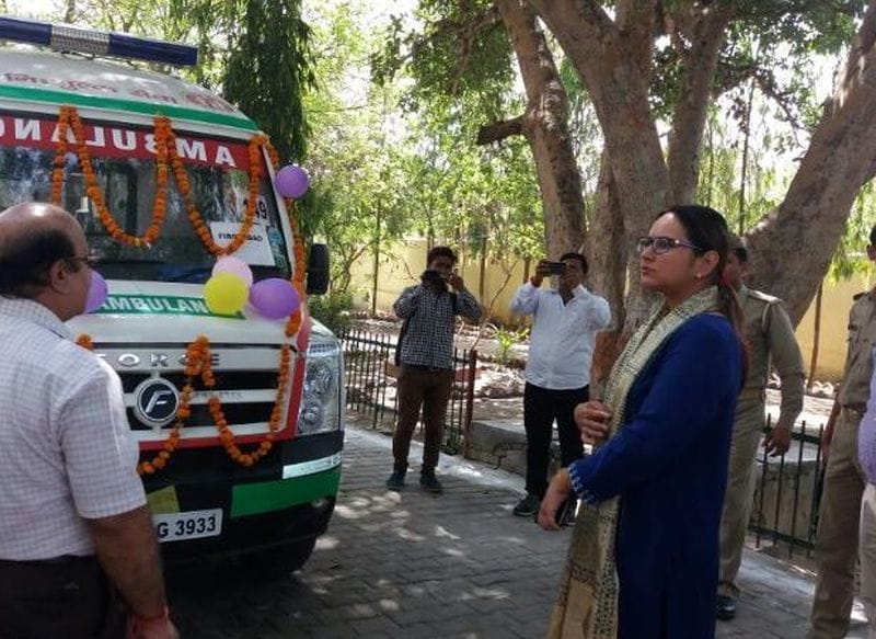 Life Support System in Ambulance Eye District