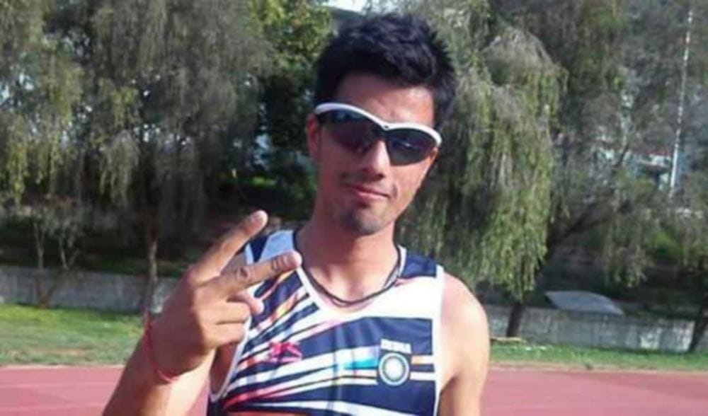 Manish rawat got fifth position in walk race in china
