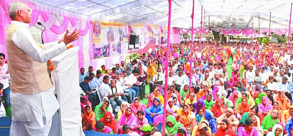 governor acharya dev vrat on a visit to bilaspur Himachal