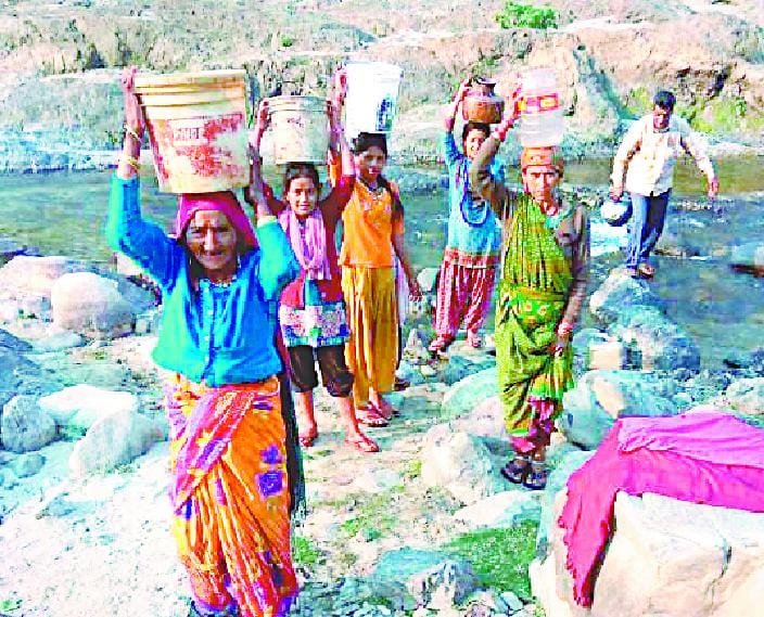 Water in Champawat leaving one day