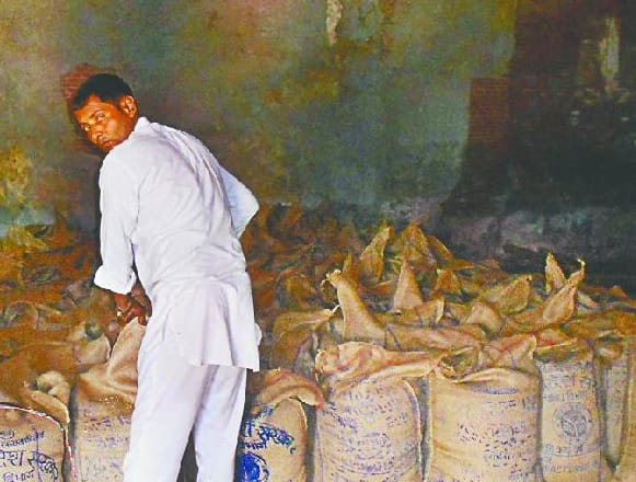 Wheat procurement at government procurement centers