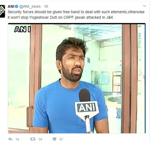 stars shows anger on tweeter after video got viral in which soldiers beaten by youths in kashmir