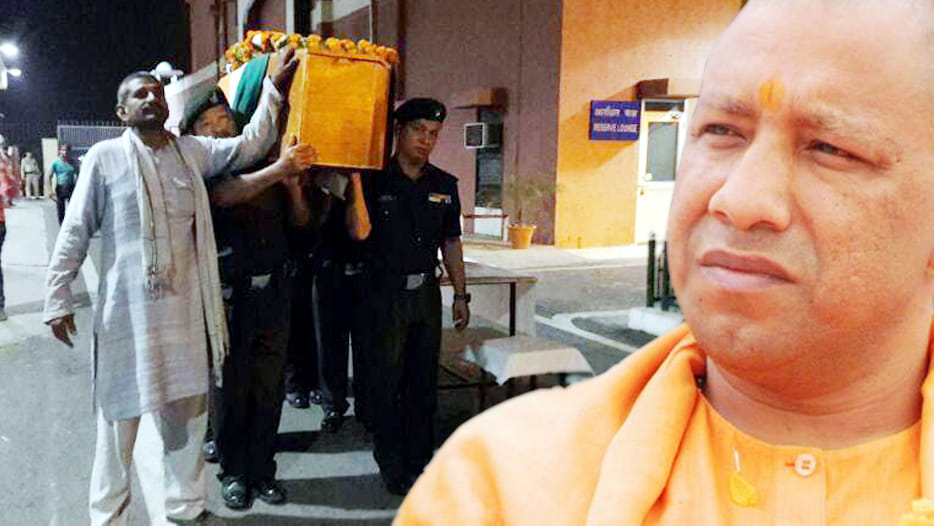 deceased soldiers wife challenge to cm yogi adityanath