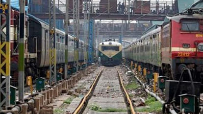 railway track damaged in etawah
