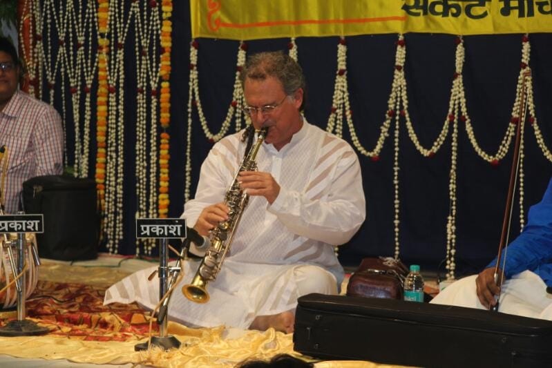 Sankatmochan Sangeet Samaroh : classical raga decorated on American saxophone