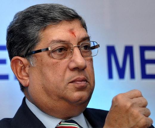 Supream Court ban N Shrinivasan on paricipating in Upcoming icc meeting