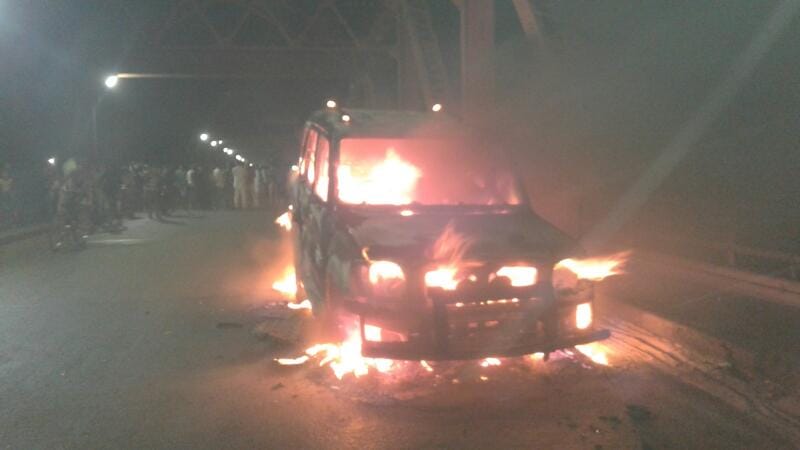 ... and when scorpio car turned into scorches, see photos