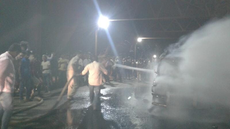 ... and when scorpio car turned into scorches, see photos