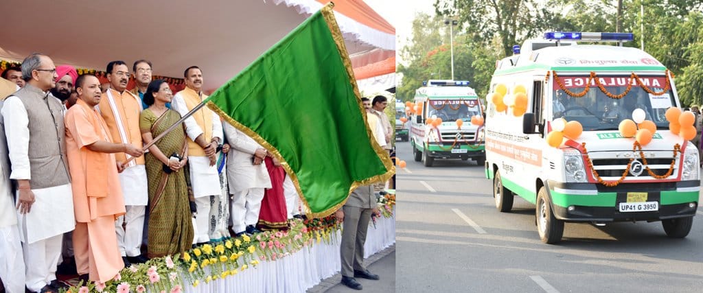 Yogi's ALS Ambulance better than Akhilesh's Samajwadi Ambulance 
