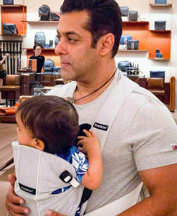 salman khan and arpita son ahil new photo viral on social media