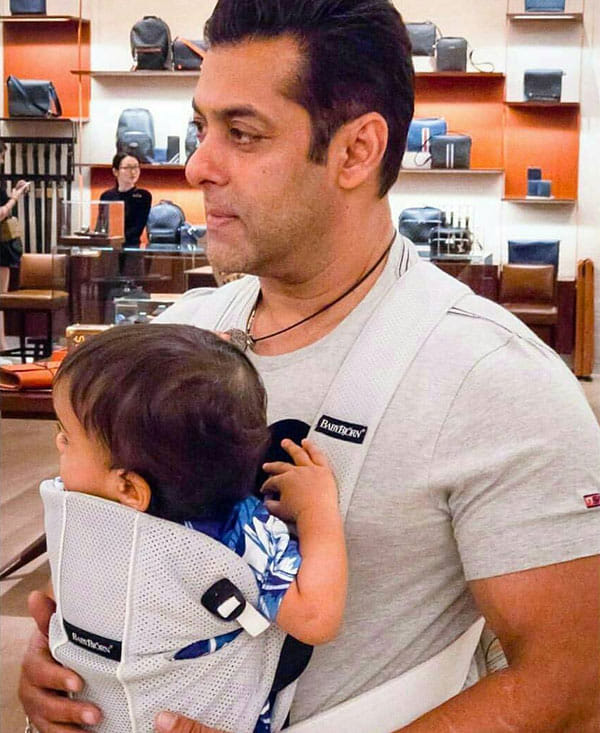 salman khan and arpita son ahil new photo viral on social media
