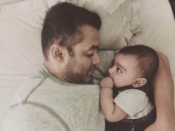 salman khan and arpita son ahil new photo viral on social media