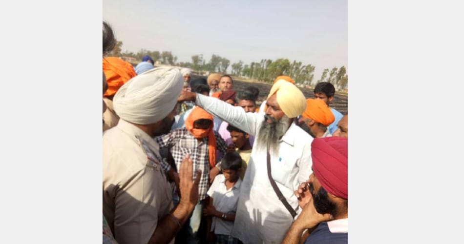 Farmers burned alive to save his crops from fire