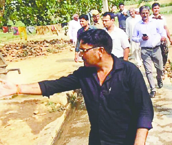 Pollution spread by poultry farm