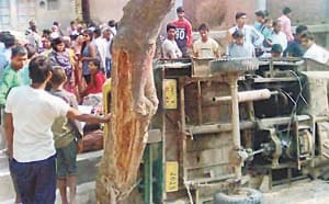 accident in patti area