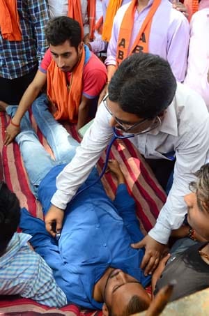Deteriorating condition of another unavoidable ABVP